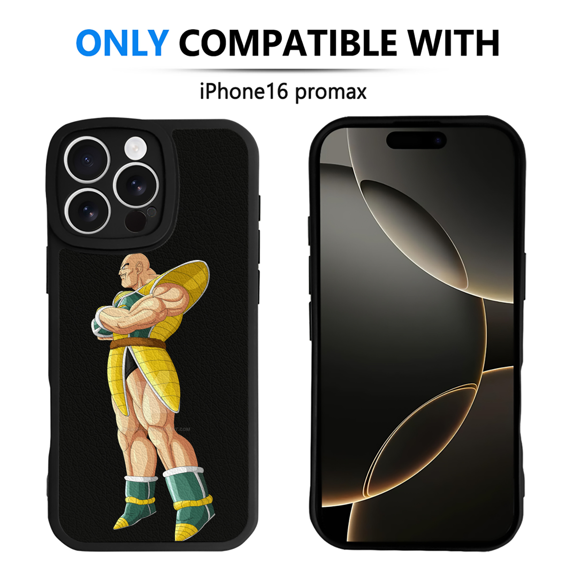 （画像用） ドラゴンボール DRAGON BALL 【iPhone 16シリーズ対応】シリコンスマホケース（レザー調） 材質：シリコン